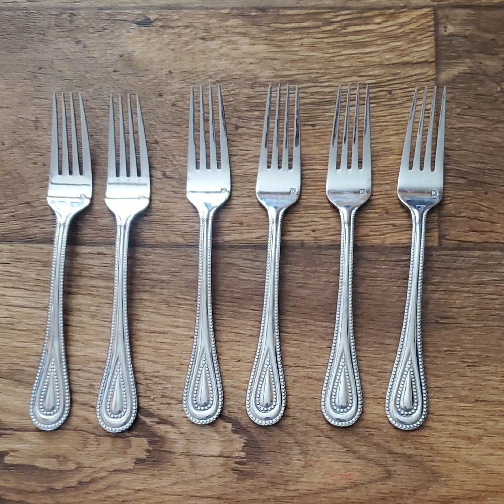 Cuisinart® Elite Beaded Silverware Set (6-Piece) Adult Size